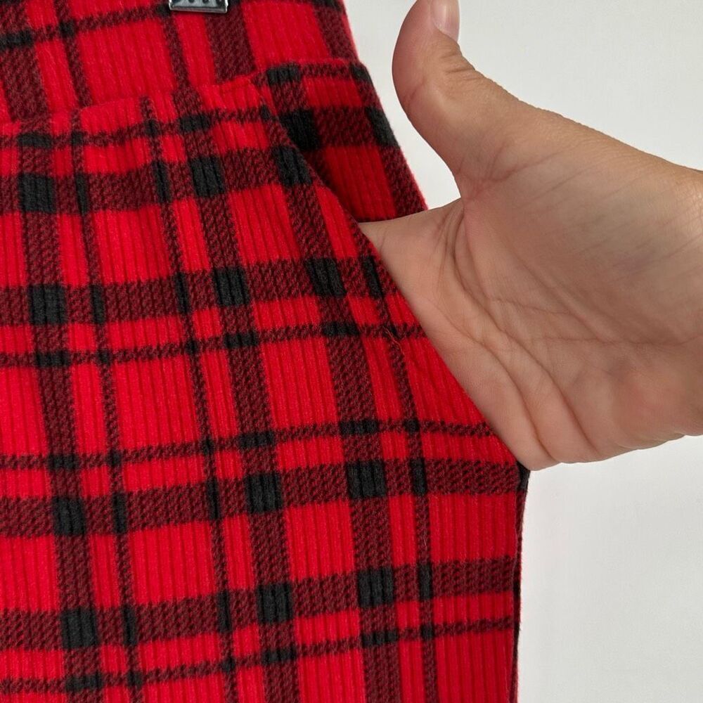 NWT Sonoma Women’s Buffalo Plaid Hi Rise Banded Bottom Everyday Pajama Pants XL - Picture 8 of 13